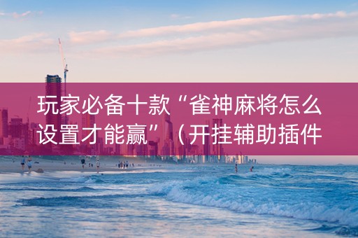 玩家必备十款“雀神麻将怎么设置才能赢”（开挂辅助插件)