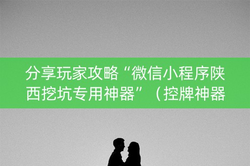 分享玩家攻略“微信小程序陕西挖坑专用神器”（控牌神器)