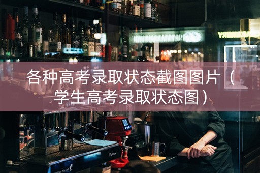 各种高考录取状态截图图片（学生高考录取状态图）