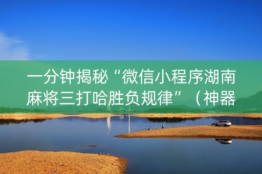 一分钟揭秘“微信小程序湖南麻将三打哈胜负规律”（神器通用版)