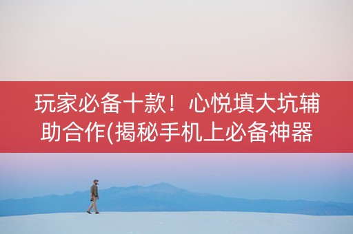 玩家必备十款！心悦填大坑辅助合作(揭秘手机上必备神器)