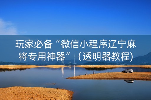 玩家必备“微信小程序辽宁麻将专用神器”（透明器教程)