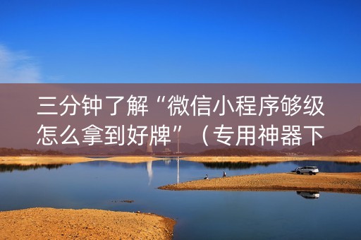 三分钟了解“微信小程序够级怎么拿到好牌”（专用神器下载)