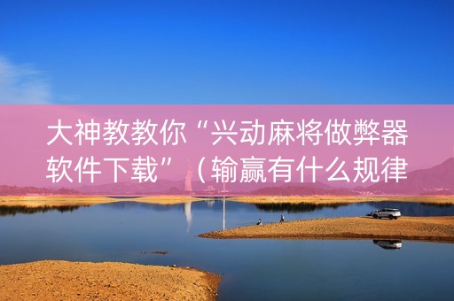 大神教教你“兴动麻将做弊器软件下载”（输赢有什么规律)