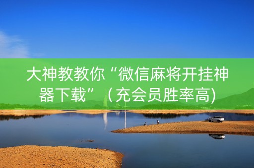 大神教教你“微信麻将开挂神器下载”（充会员胜率高)