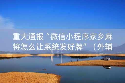 重大通报“微信小程序家乡麻将怎么让系统发好牌”（外辅工具)