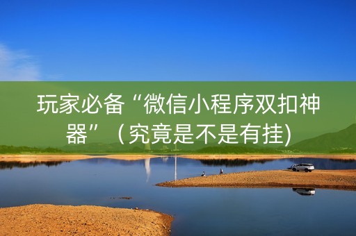 玩家必备“微信小程序双扣神器”（究竟是不是有挂)