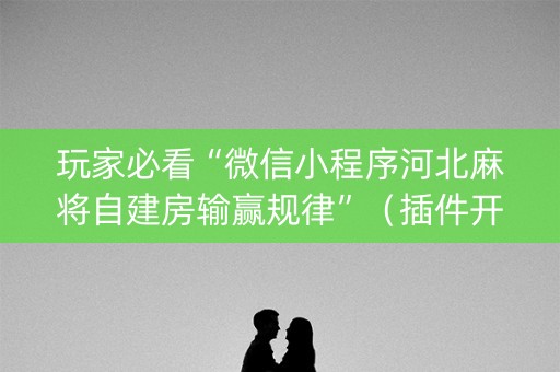 玩家必看“微信小程序河北麻将自建房输赢规律”（插件开挂免费AI)