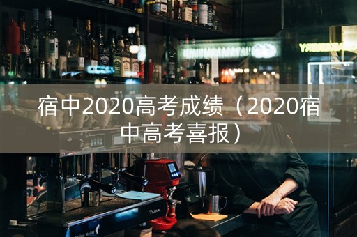 宿中2020高考成绩（2020宿中高考喜报）