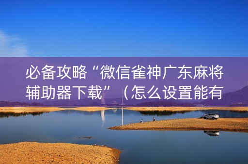 必备攻略“微信雀神广东麻将辅助器下载”（怎么设置能有好牌)