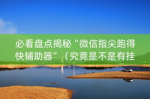 必看盘点揭秘“微信指尖跑得快辅助器”（究竟是不是有挂)