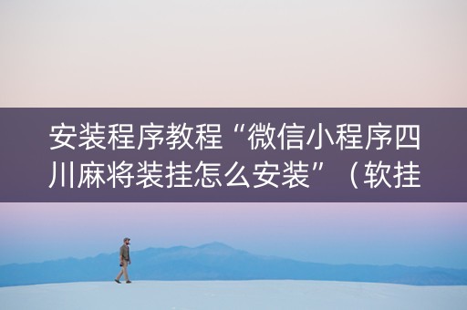 安装程序教程“微信小程序四川麻将装挂怎么安装”（软挂神器)