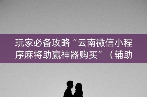 玩家必备攻略“云南微信小程序麻将助赢神器购买”（辅助器下载)