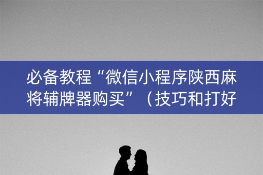必备教程“微信小程序陕西麻将辅牌器购买”（技巧和打好牌方法)