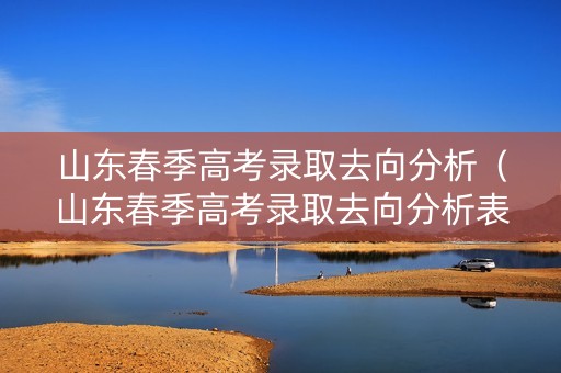 山东春季高考录取去向分析（山东春季高考录取去向分析表）