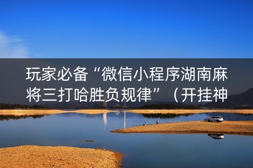 玩家必备“微信小程序湖南麻将三打哈胜负规律”（开挂神器下载)