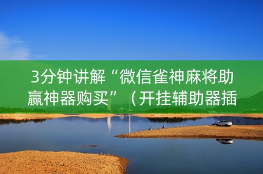 3分钟讲解“微信雀神麻将助赢神器购买”（开挂辅助器插件)