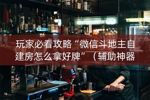 玩家必看攻略“微信斗地主自建房怎么拿好牌”（辅助神器免费)