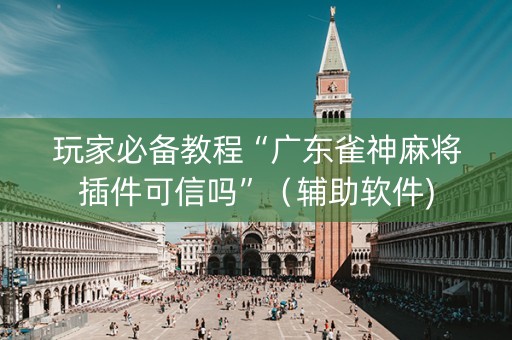 玩家必备教程“广东雀神麻将插件可信吗”（辅助软件)