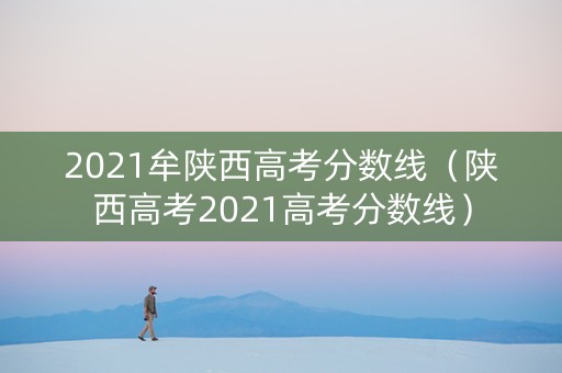 2021牟陕西高考分数线（陕西高考2021高考分数线）