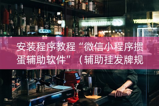安装程序教程“微信小程序掼蛋辅助软件”（辅助挂发牌规律)