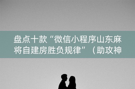 盘点十款“微信小程序山东麻将自建房胜负规律”（助攻神器)