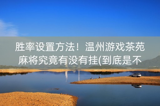 胜率设置方法！温州游戏茶苑麻将究竟有没有挂(到底是不是有挂)