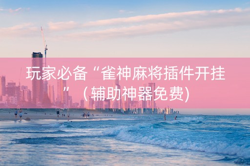 玩家必备“雀神麻将插件开挂”（辅助神器免费)