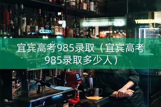 宜宾高考985录取（宜宾高考985录取多少人）