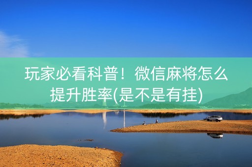 玩家必看科普！微信麻将怎么提升胜率(是不是有挂)