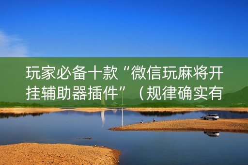 玩家必备十款“微信玩麻将开挂辅助器插件”（规律确实有挂)