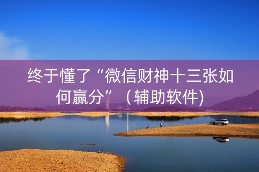 终于懂了“微信财神十三张如何赢分”（辅助软件)
