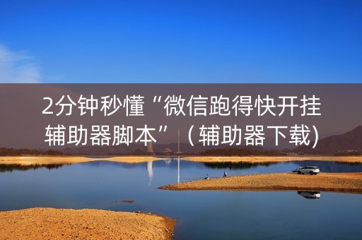 2分钟秒懂“微信跑得快开挂辅助器脚本”（辅助器下载)