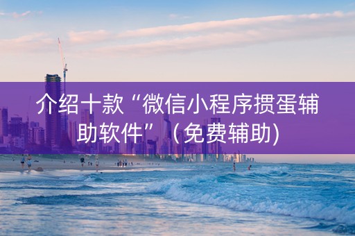 介绍十款“微信小程序掼蛋辅助软件”（免费辅助)