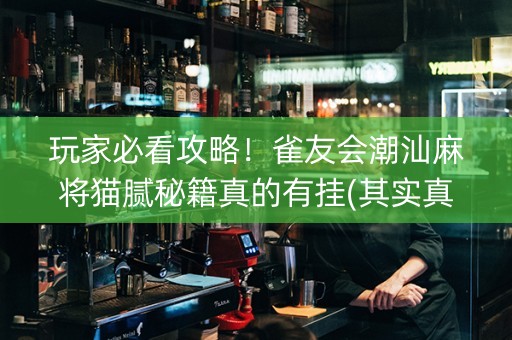 玩家必看攻略！雀友会潮汕麻将猫腻秘籍真的有挂(其实真的确实有挂)