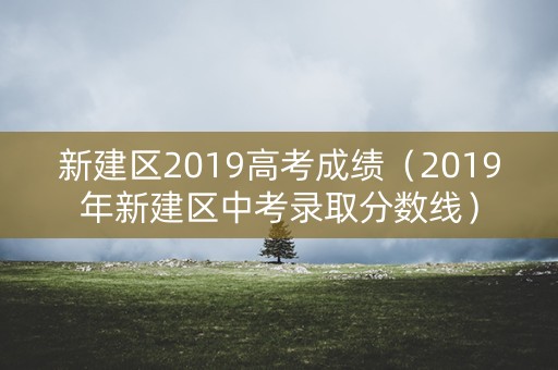 新建区2019高考成绩（2019年新建区中考录取分数线）