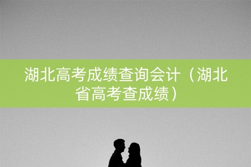 湖北高考成绩查询会计（湖北省高考查成绩）