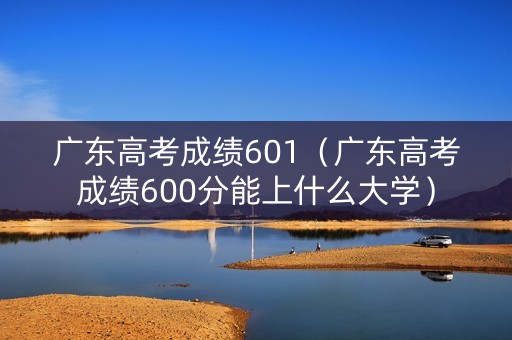 广东高考成绩601（广东高考成绩600分能上什么大学）