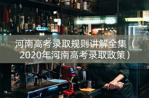 河南高考录取规则讲解全集（2020年河南高考录取政策）
