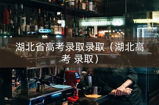 湖北省高考录取录取（湖北高考 录取）