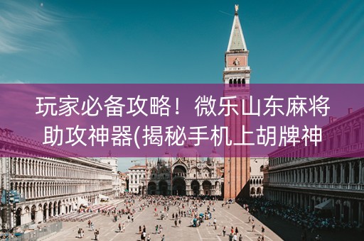 玩家必备攻略！微乐山东麻将助攻神器(揭秘手机上胡牌神器)