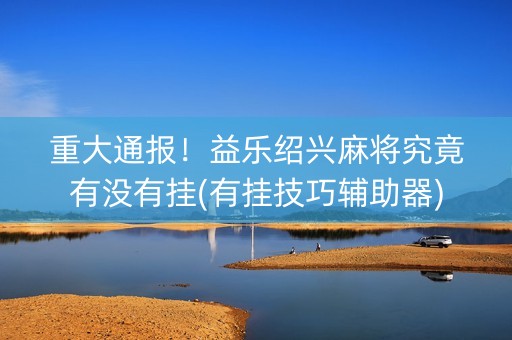 重大通报！益乐绍兴麻将究竟有没有挂(有挂技巧辅助器)