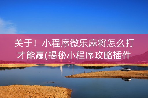 关于！小程序微乐麻将怎么打才能赢(揭秘小程序攻略插件)