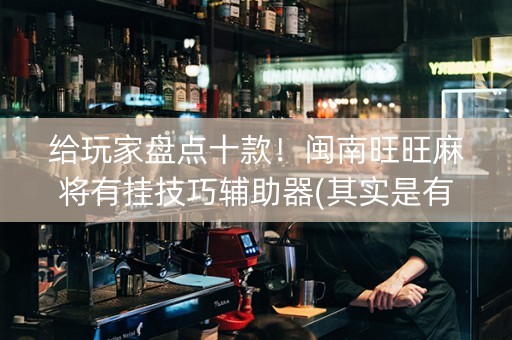给玩家盘点十款！闽南旺旺麻将有挂技巧辅助器(其实是有挂的)