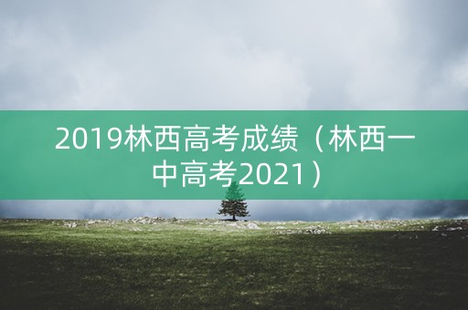 2019林西高考成绩（林西一中高考2021）