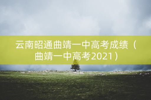云南昭通曲靖一中高考成绩（曲靖一中高考2021）