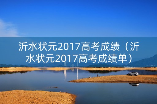 沂水状元2017高考成绩（沂水状元2017高考成绩单）