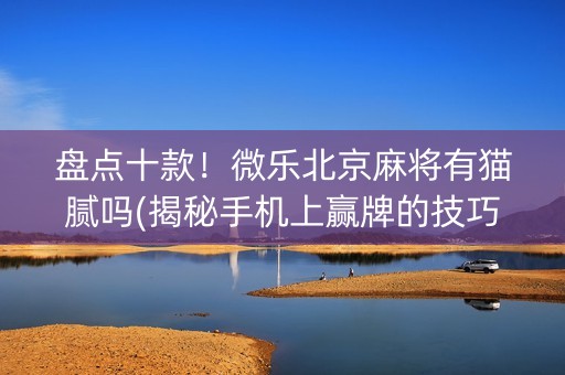 盘点十款！微乐北京麻将有猫腻吗(揭秘手机上赢牌的技巧)