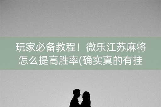 玩家必备教程！微乐江苏麻将怎么提高胜率(确实真的有挂)