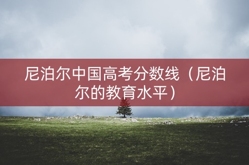 尼泊尔中国高考分数线（尼泊尔的教育水平）